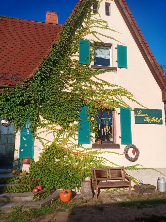 Apartamento Linas Toepferhof Weißenfels Exterior foto